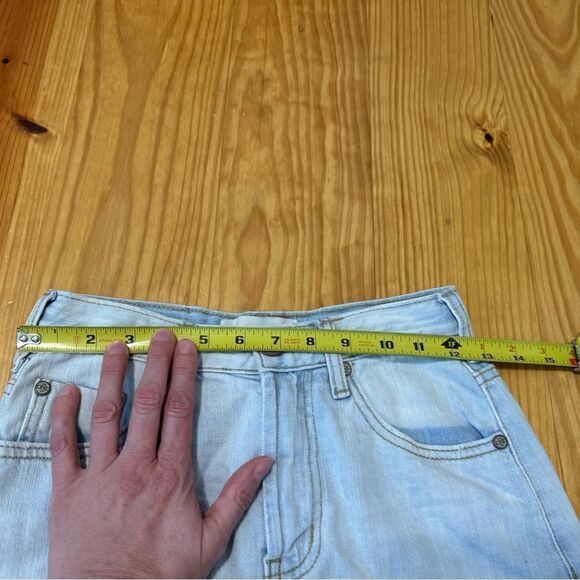 ONE TEASPOON High Waist 2020 Mini Denim Jean Skirt Women’s SIZE 23 - Picture 6 of 9